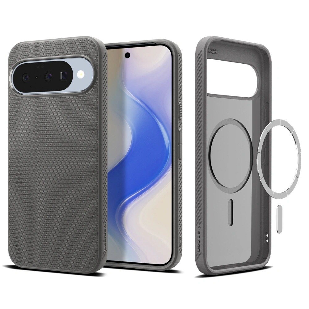 Cover Liquid Air MagSafe Google Pixel 10 Pro XL Marble Gray