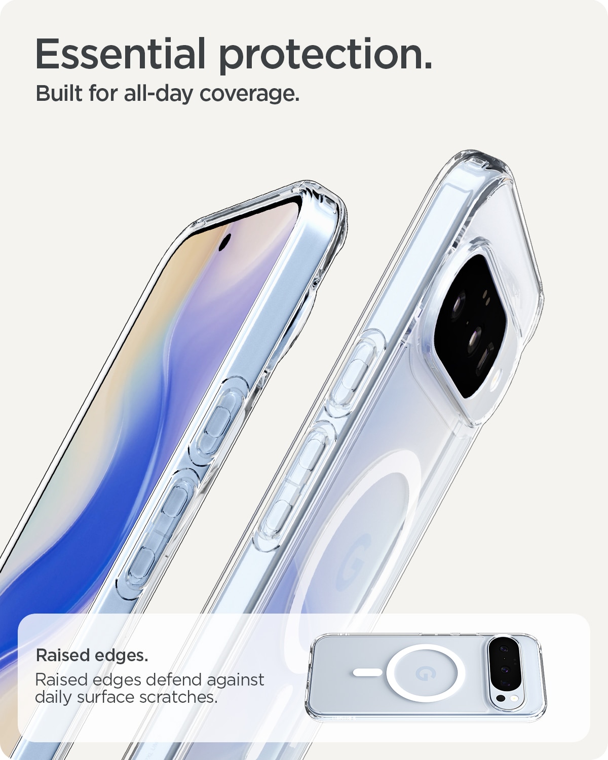 Cover Ultra Hybrid MagSafe Google Pixel 10 Clear White
