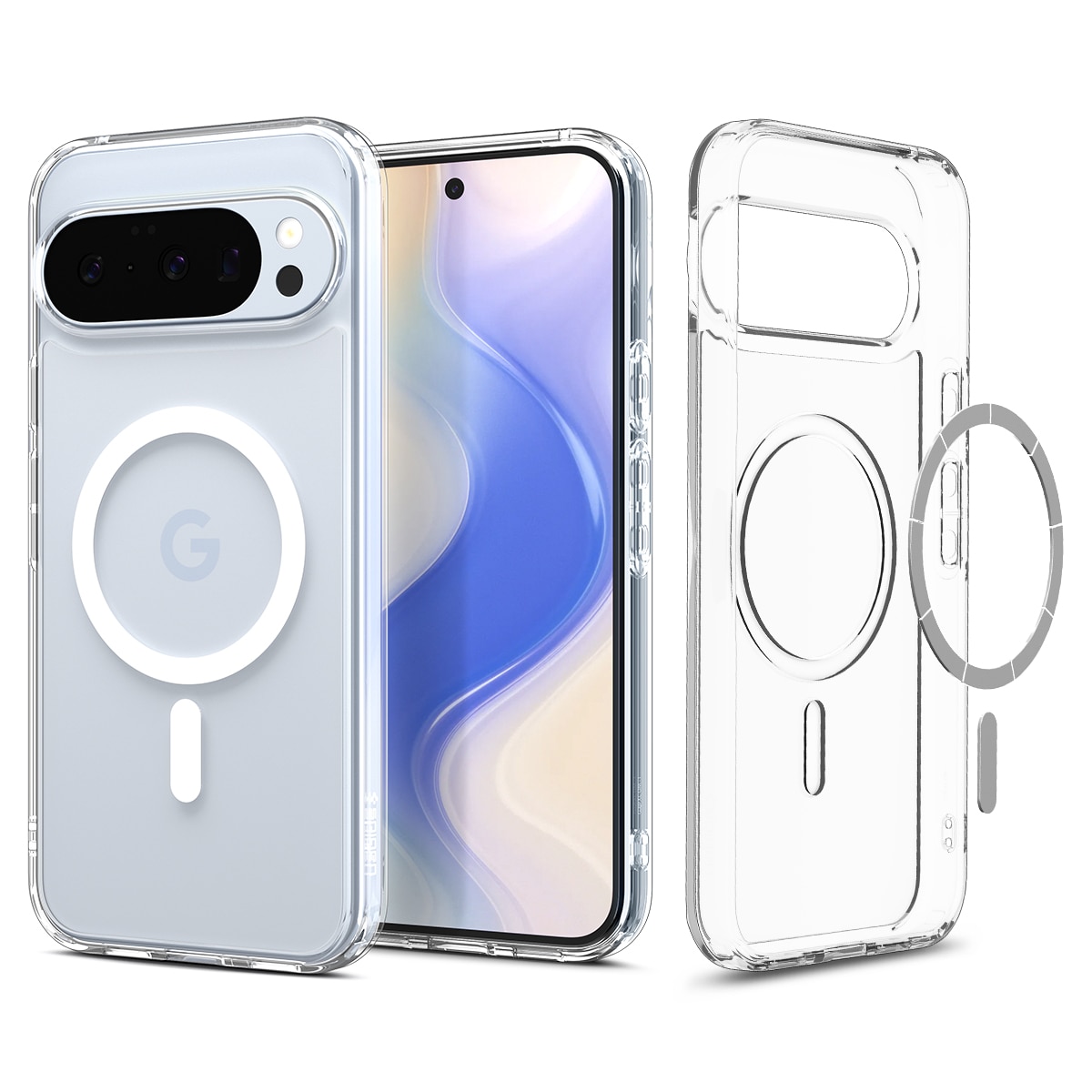 Cover Ultra Hybrid MagSafe Google Pixel 10 Clear White