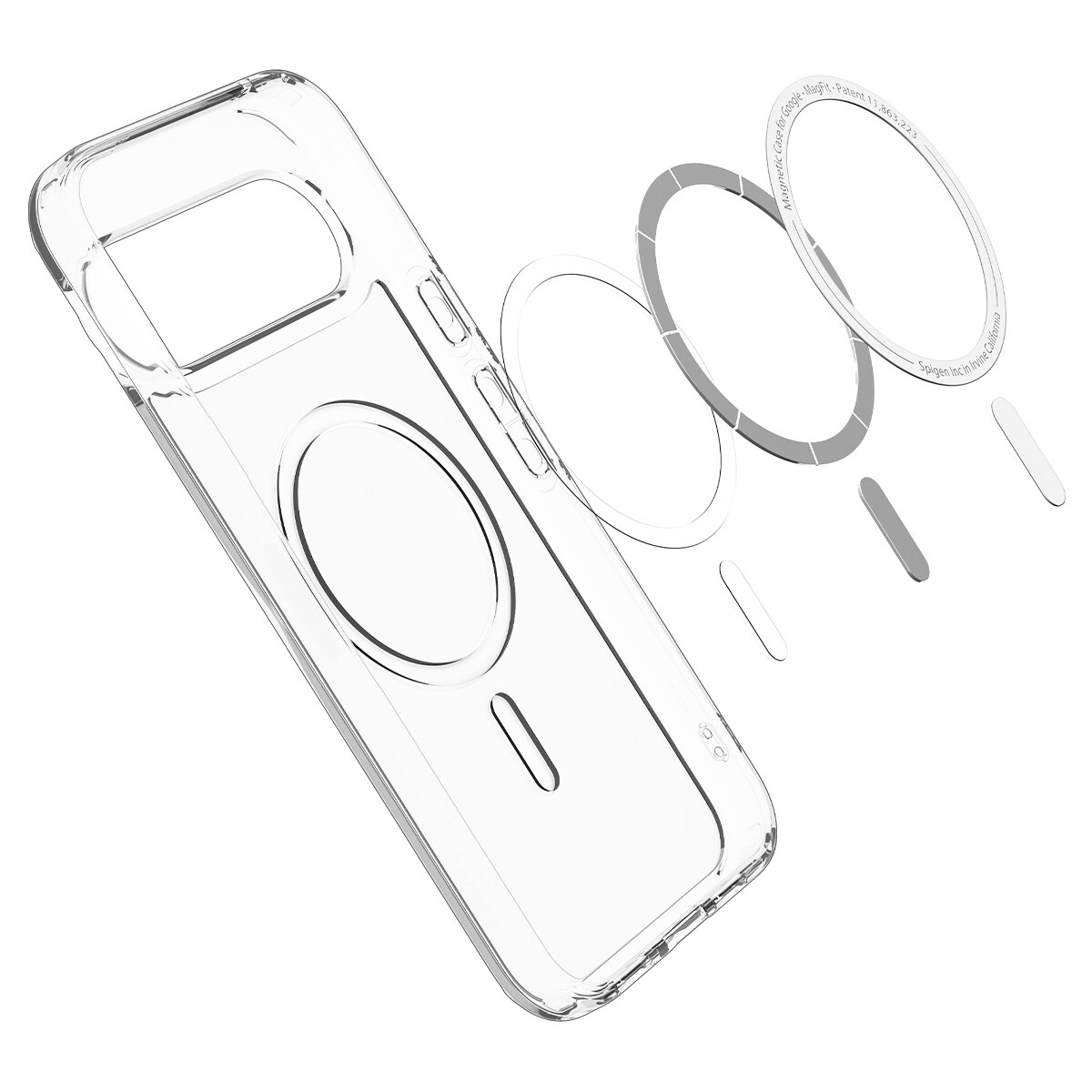 Cover Ultra Hybrid MagSafe Google Pixel 10 Clear White