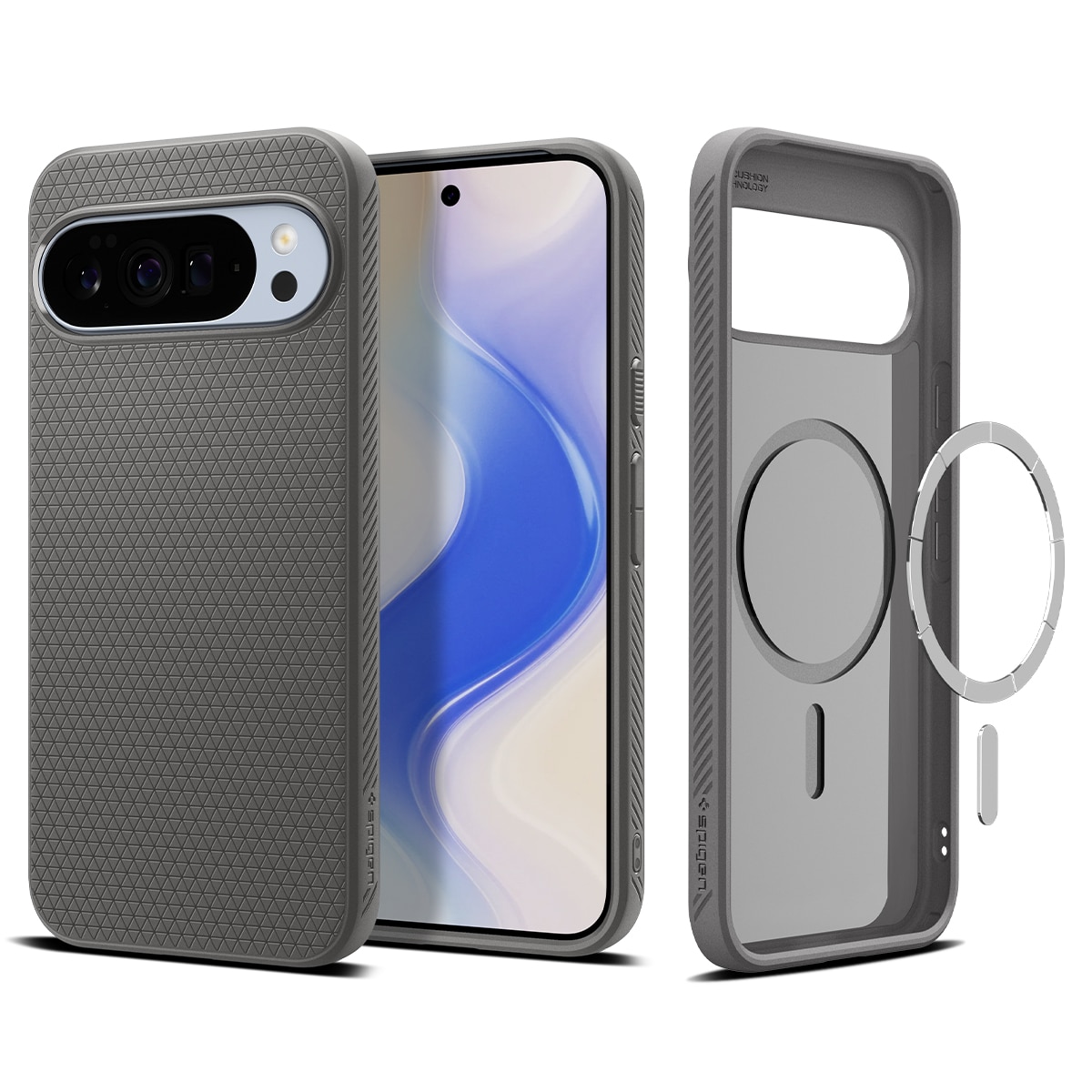 Cover Liquid Air MagSafe Google Pixel 10 Pro XL Marble Gray