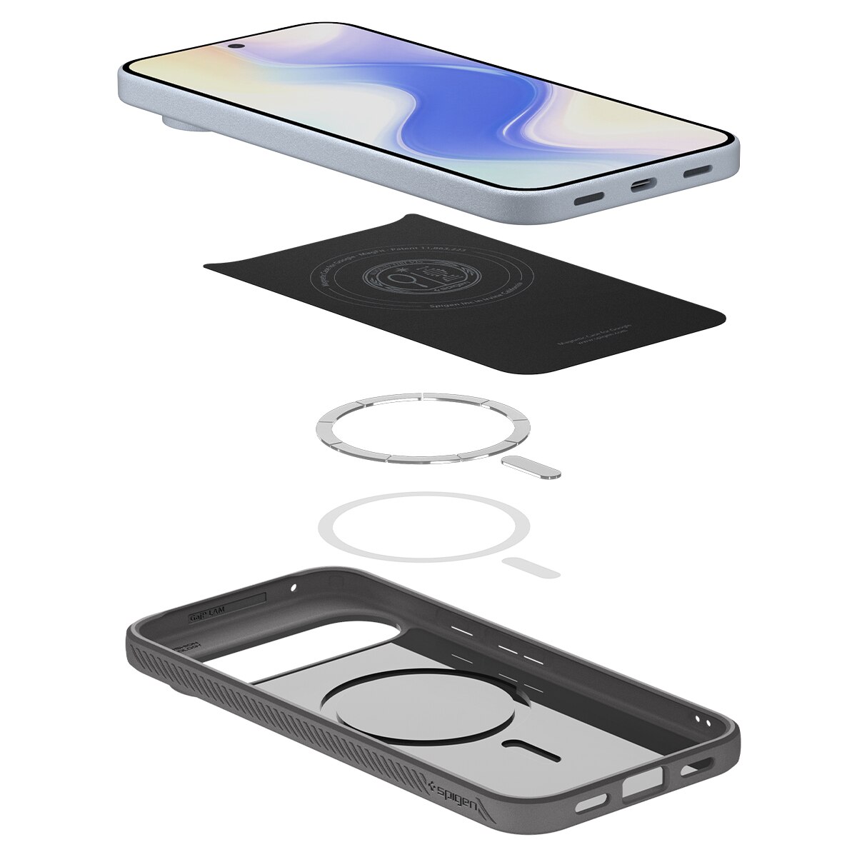 Cover Liquid Air MagSafe Google Pixel 10 Pro XL Marble Gray