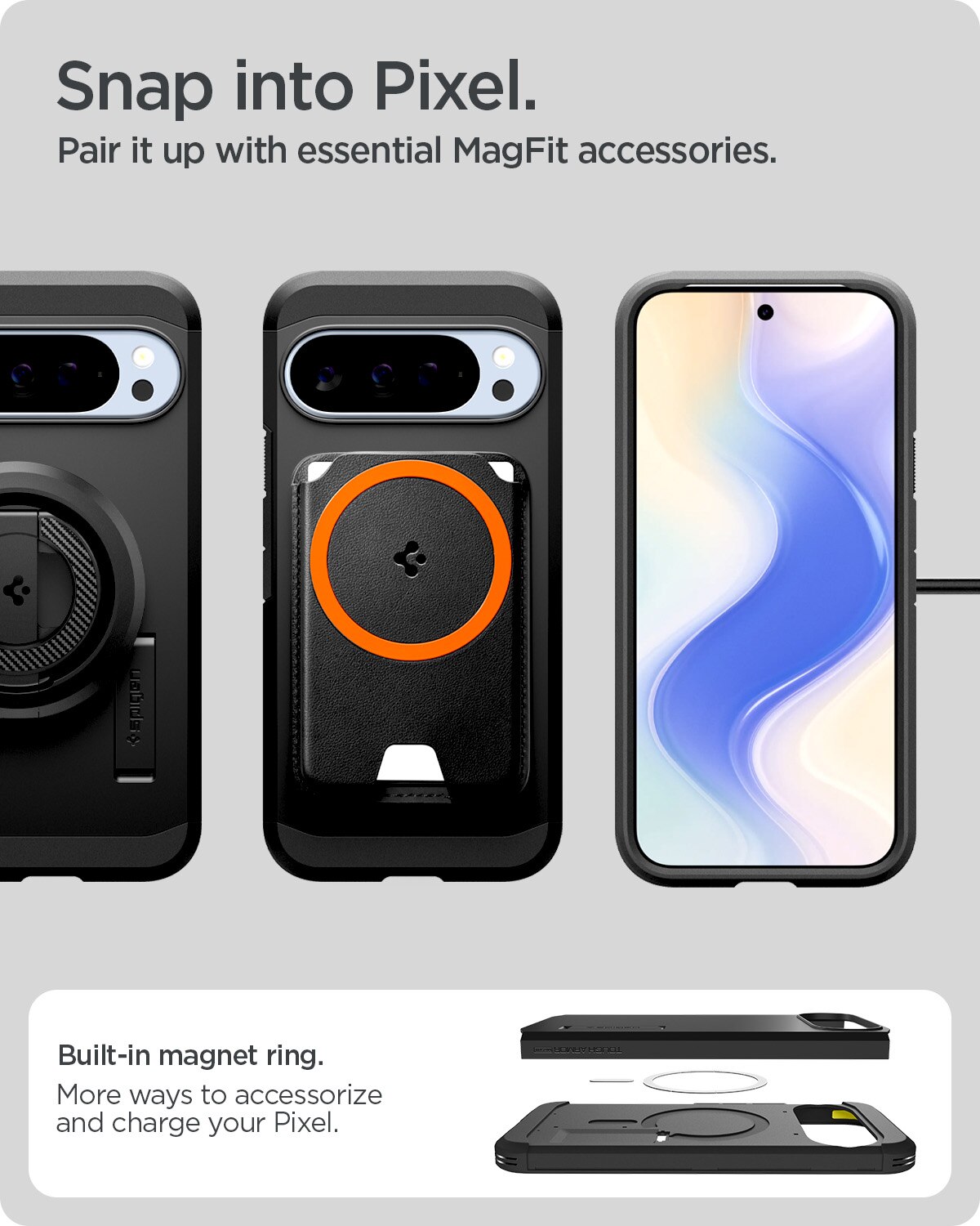 Cover Tough Armor MagSafe Google Pixel 10 Pro XL Black