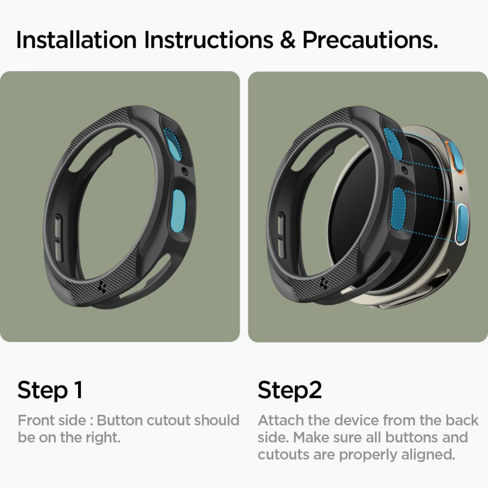 Cover Liquid Air Samsung Galaxy Watch 8 44mm Black
