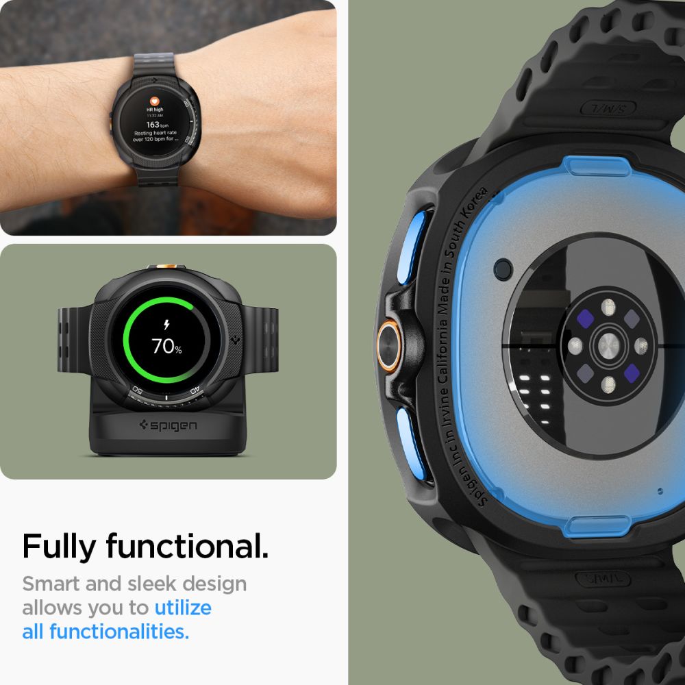 Cover Liquid Air Samsung Galaxy Watch 8 Classic Black
