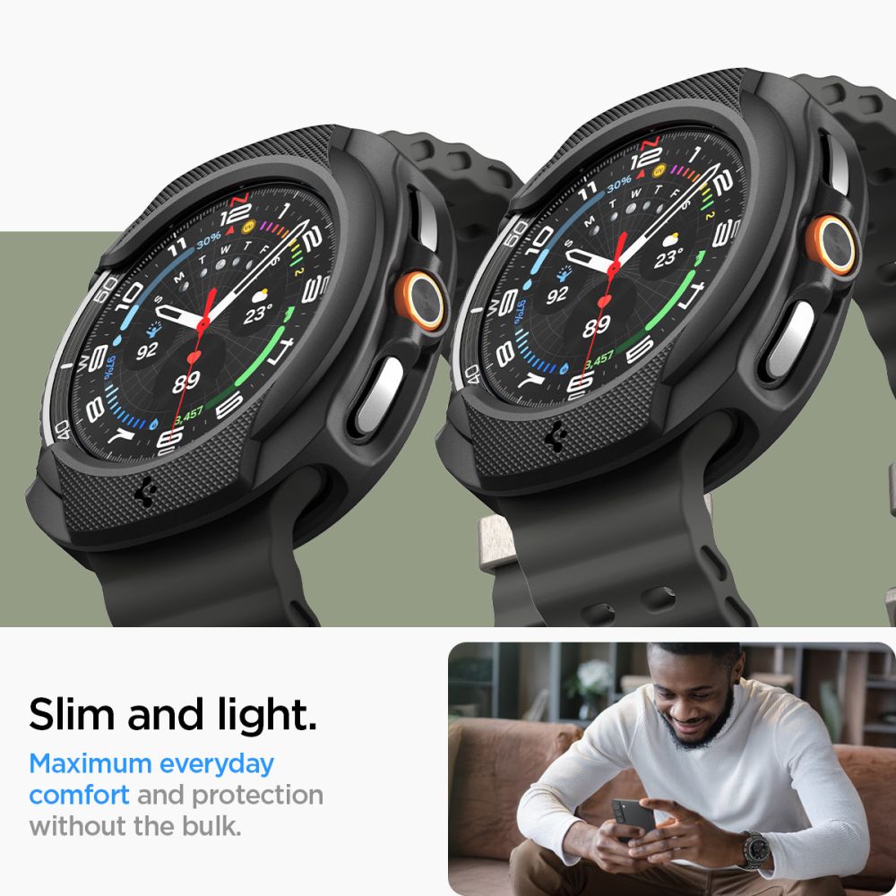 Cover Liquid Air Samsung Galaxy Watch 8 Classic Black