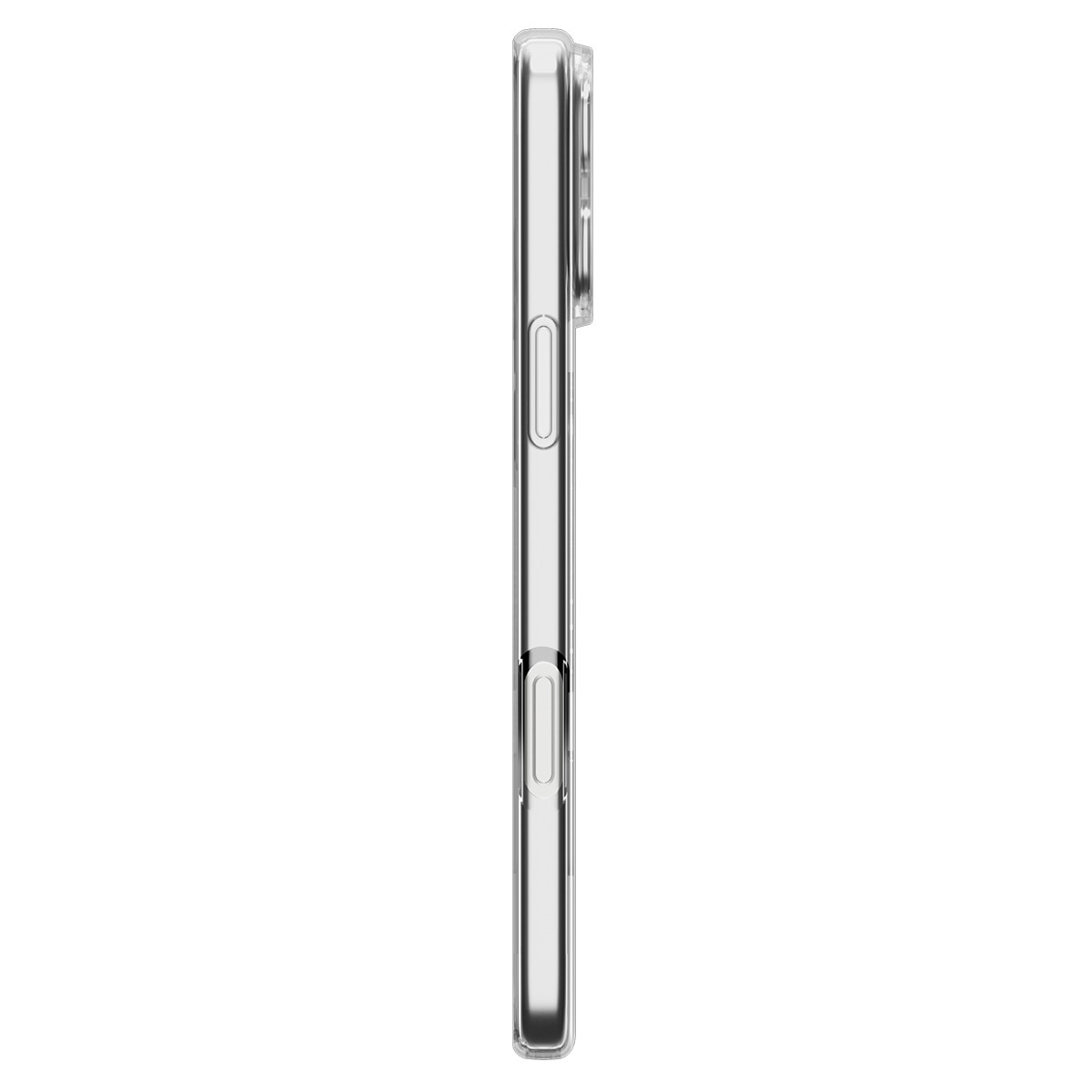 Cover Liquid Crystal MagSafe iPhone 17 Pro Max Clear White