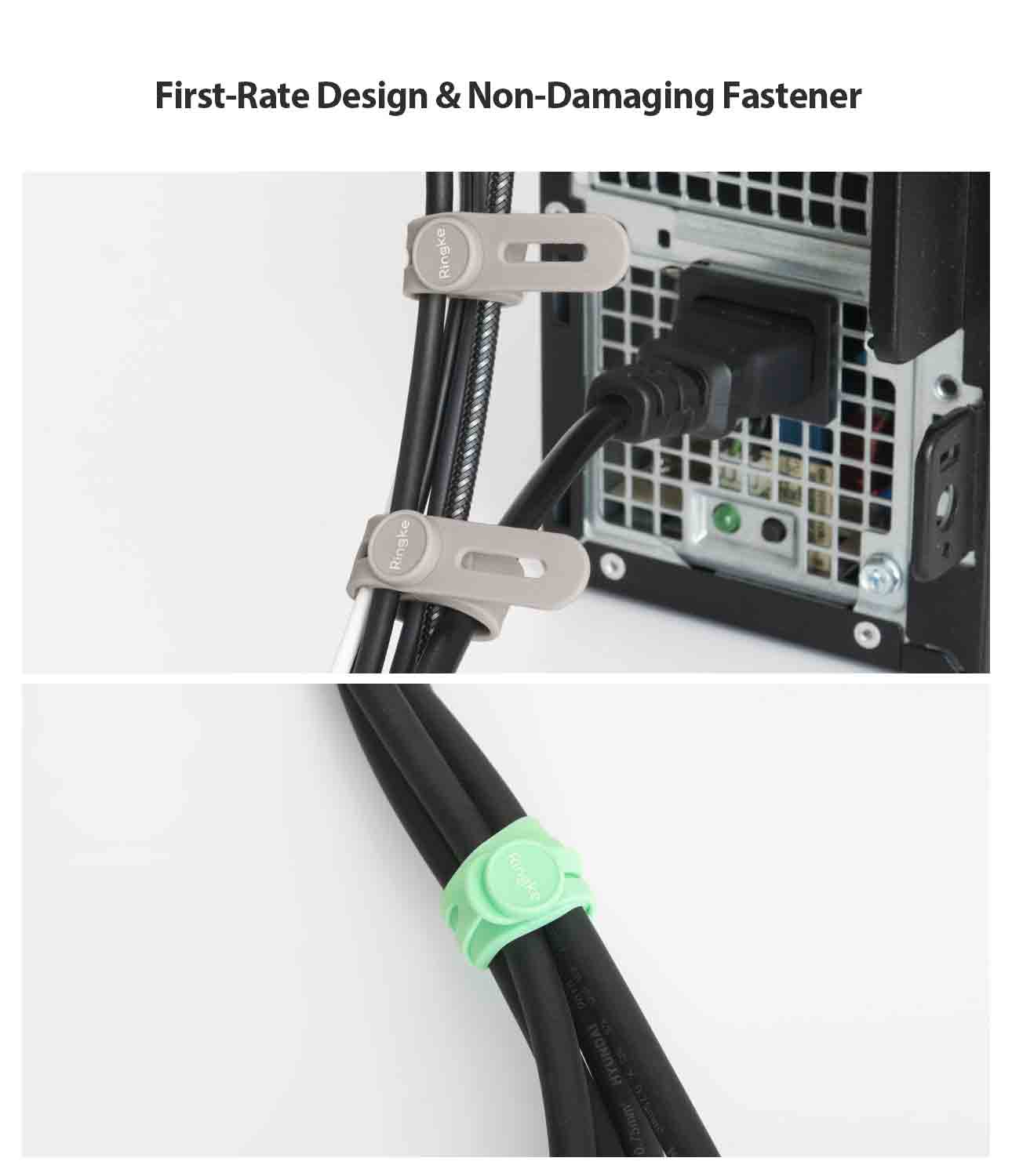Silicone Cable Tie (5 pezzi) Multi Color