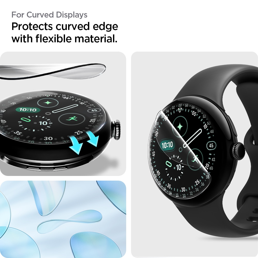 Proteggischermo EliteShield EZ Fit (2 pezzi) Google Pixel Watch 4 45mm