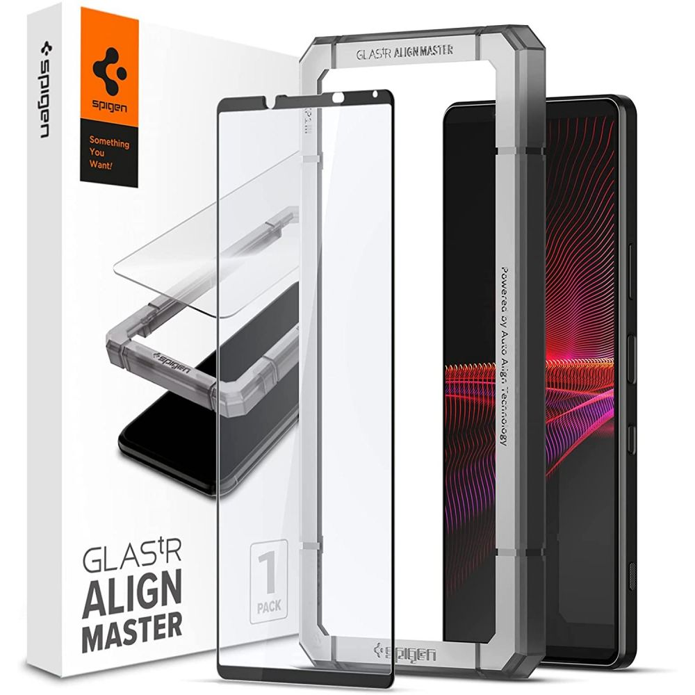 AlignMaster GLAS.tR Full Cover Sony Xperia 1 III Nero