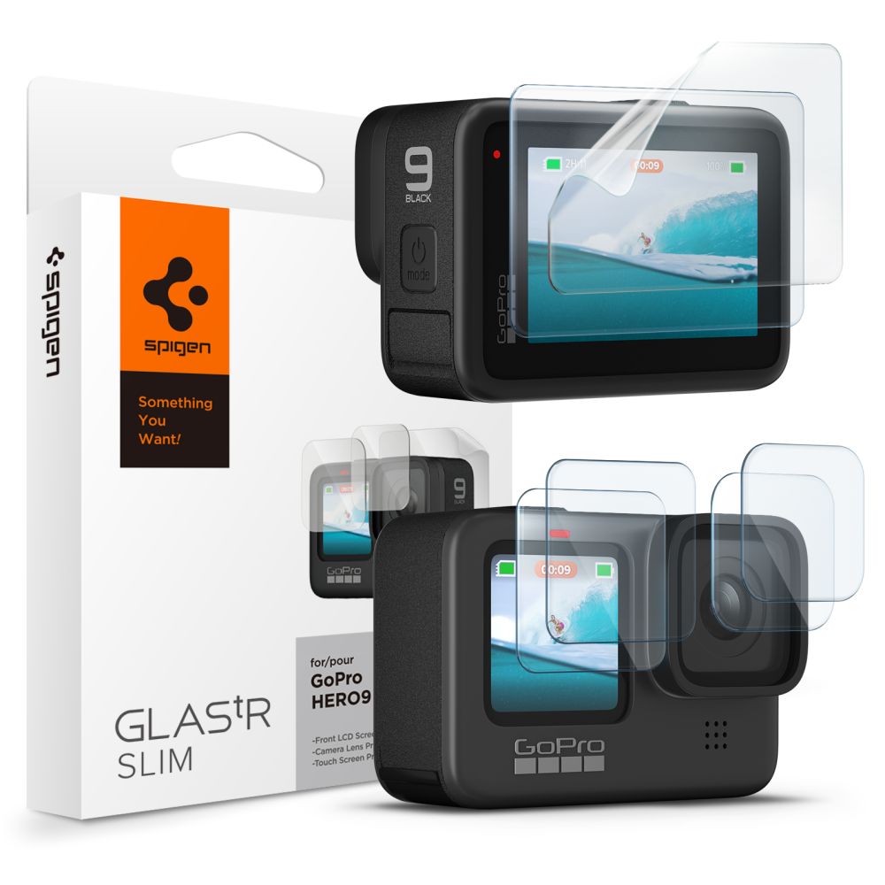 Screen Protector GLAS.tR SLIM + Film GoPro Hero11 (2 pezzi)