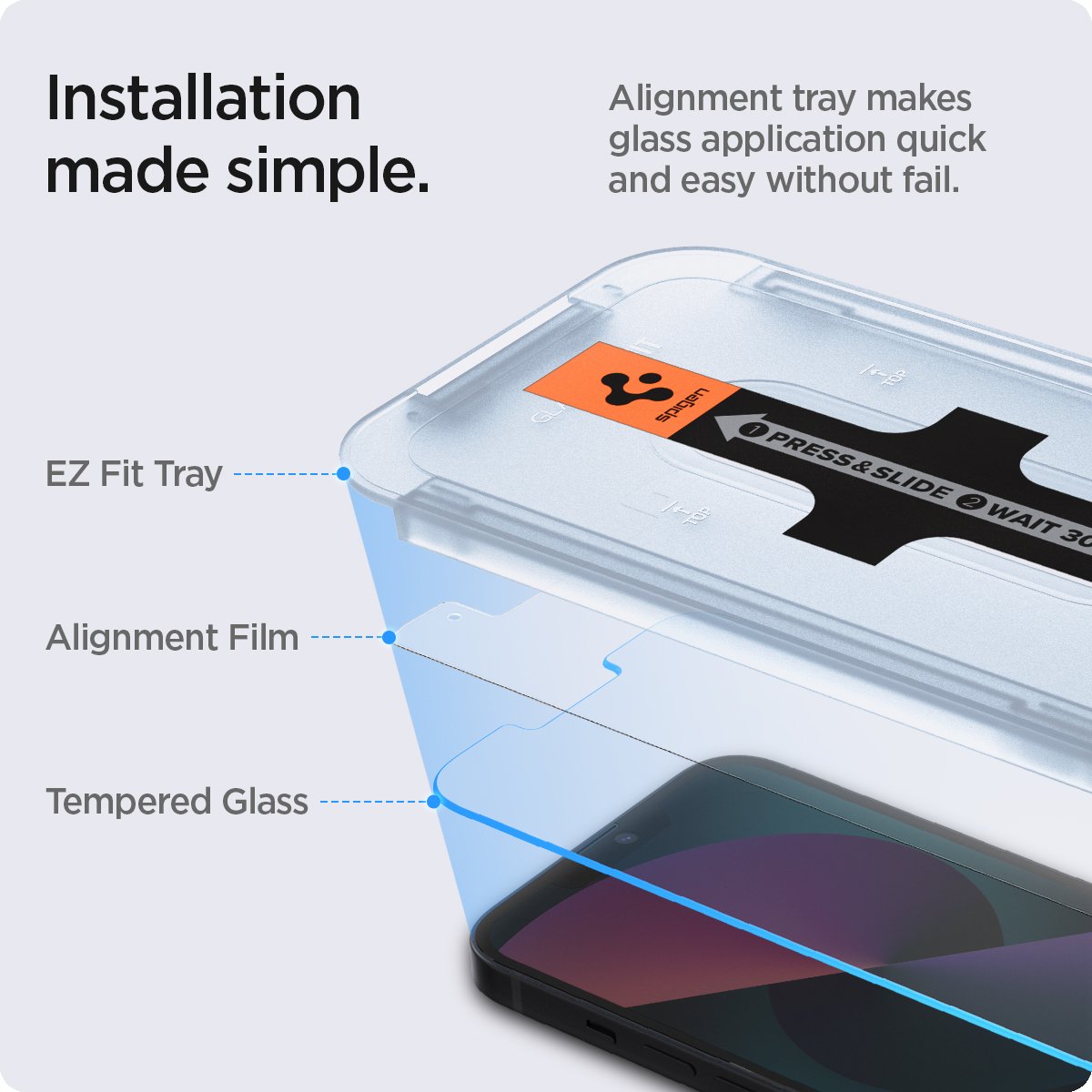 Screen Protector GLAS.tR EZ Fit (2 pezzi) iPhone 13