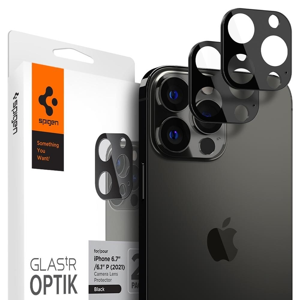 Optik Lens Protector Black (2 pezzi) iPhone 13 Pro/13 Pro Max Nero