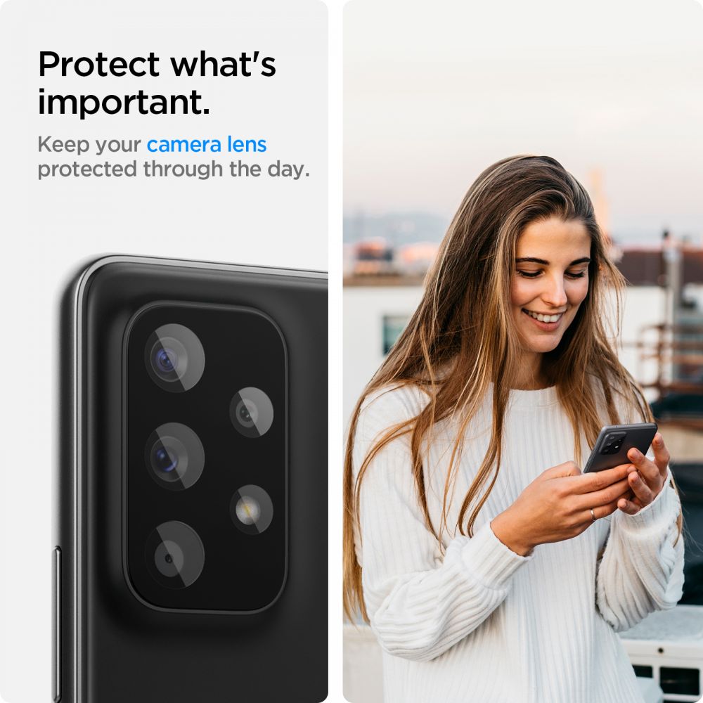 Optik Lens Protector (2 pezzi) Samsung Galaxy A33/A53/A73 Black