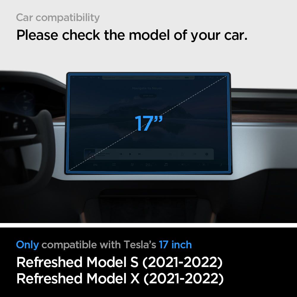 Glas:tR EZ Fit Tesla Modell X 2022/S 2021 Black