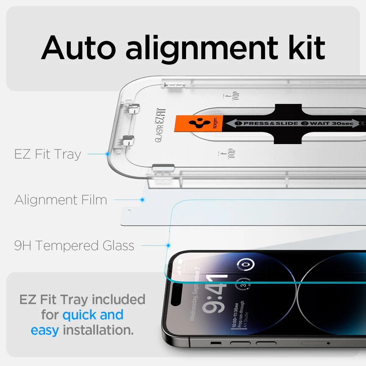 Screen Protector GLAS EZ Fit (2 pezzi) iPhone 14 Pro Max