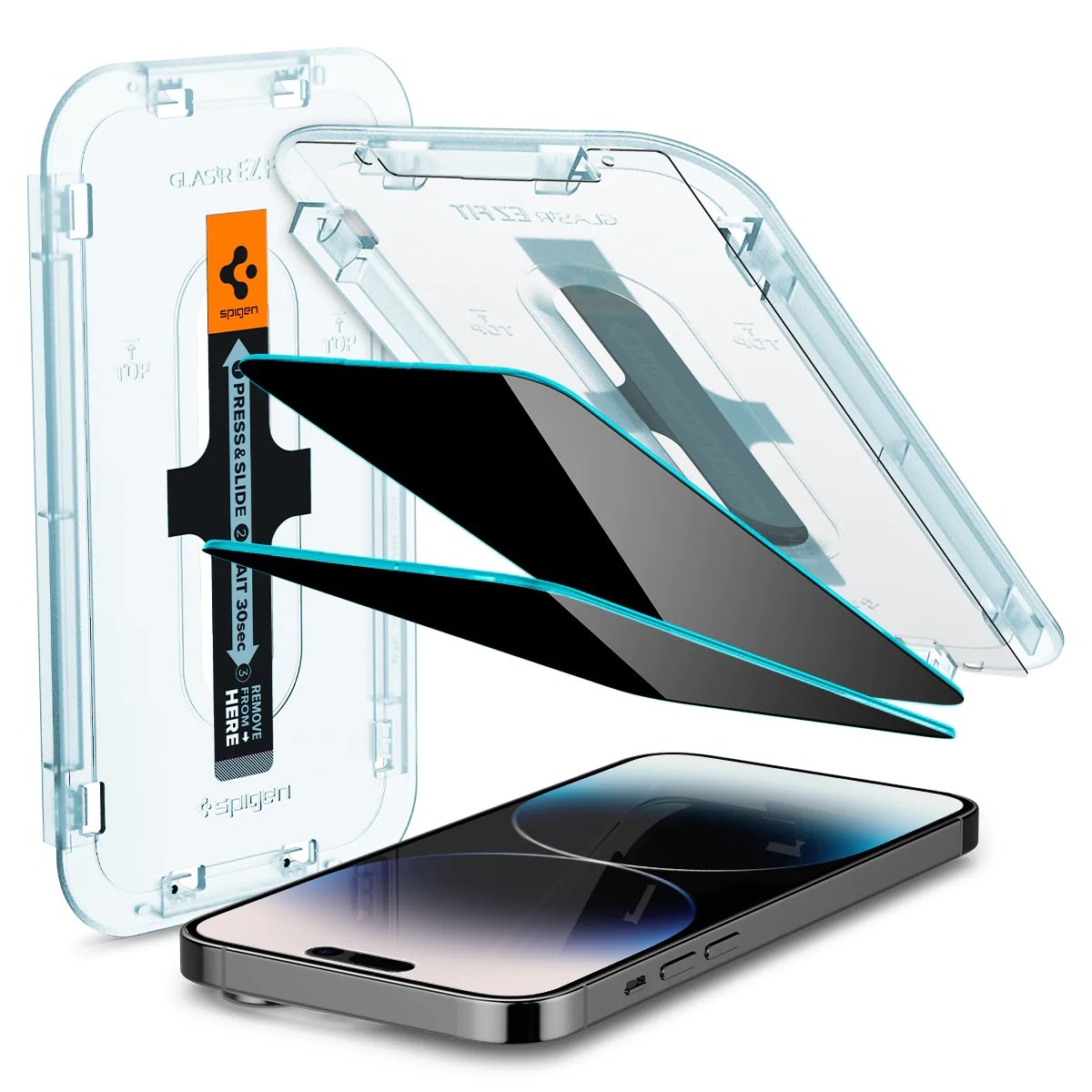 Screen Protector Privacy GLAS EZ Fit (2 pezzi) iPhone 14 Pro Max