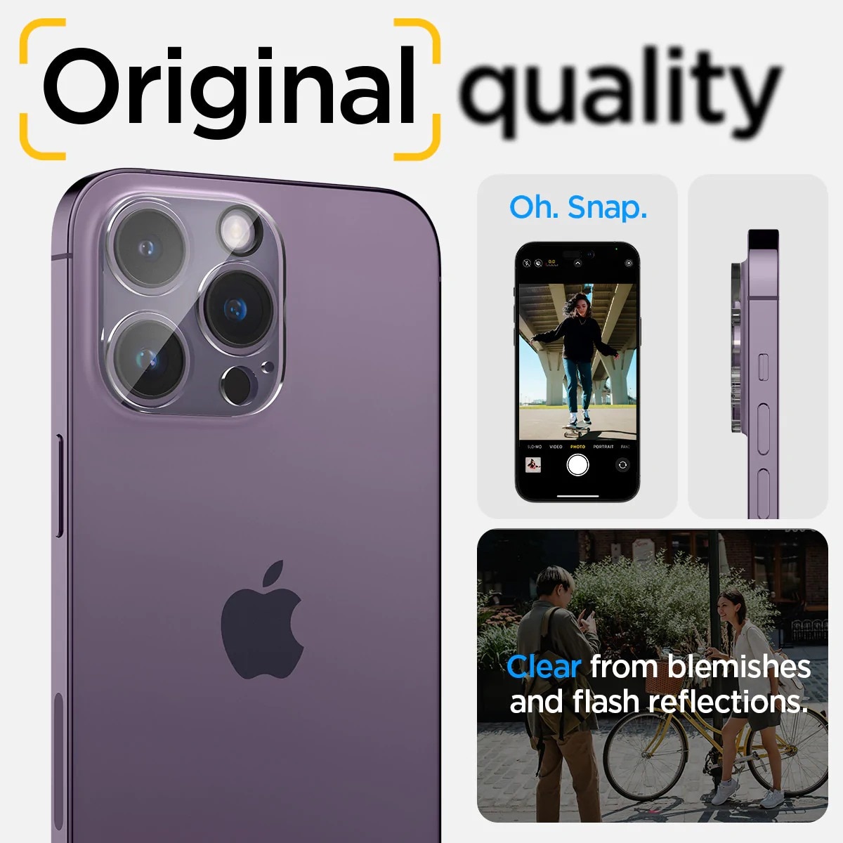 Optik Lens Protector (2 pezzi) iPhone 14 Pro Max Crystal Clear