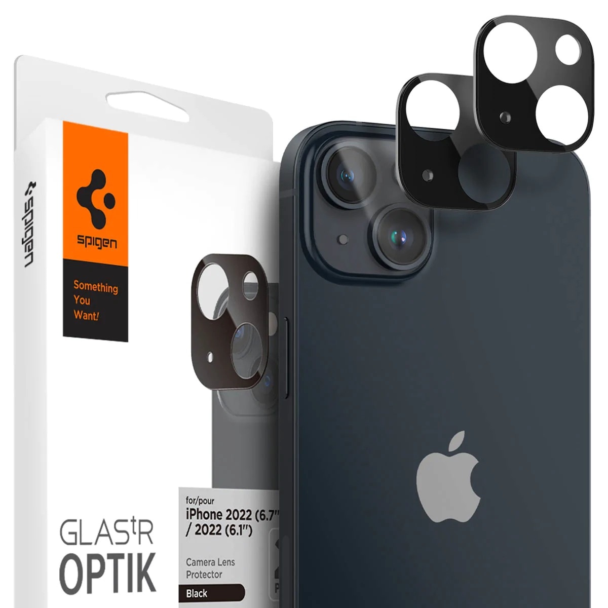 Optik Lens Protector (2 pezzi) iPhone 14, nero