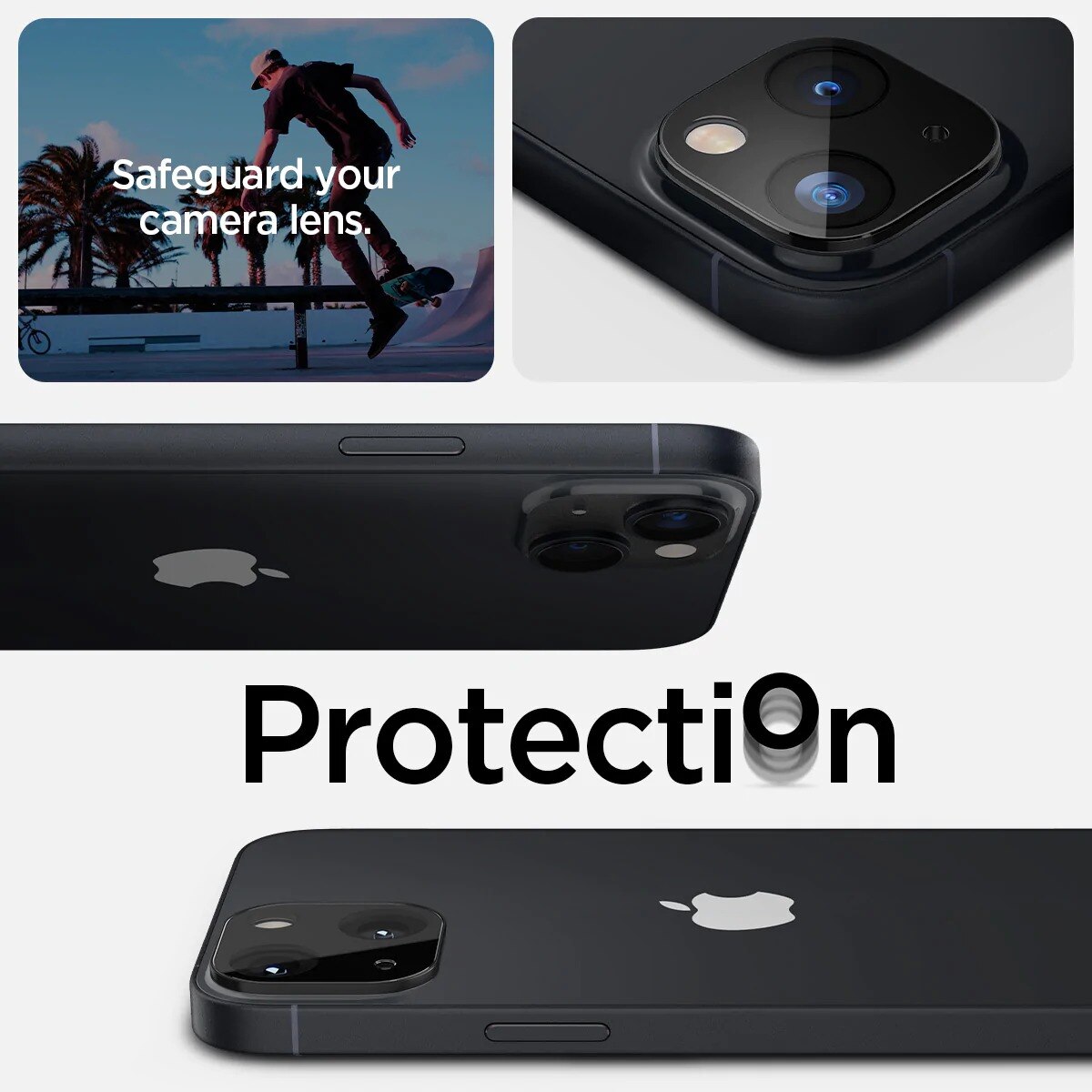 Optik Lens Protector (2 pezzi) iPhone 14, nero