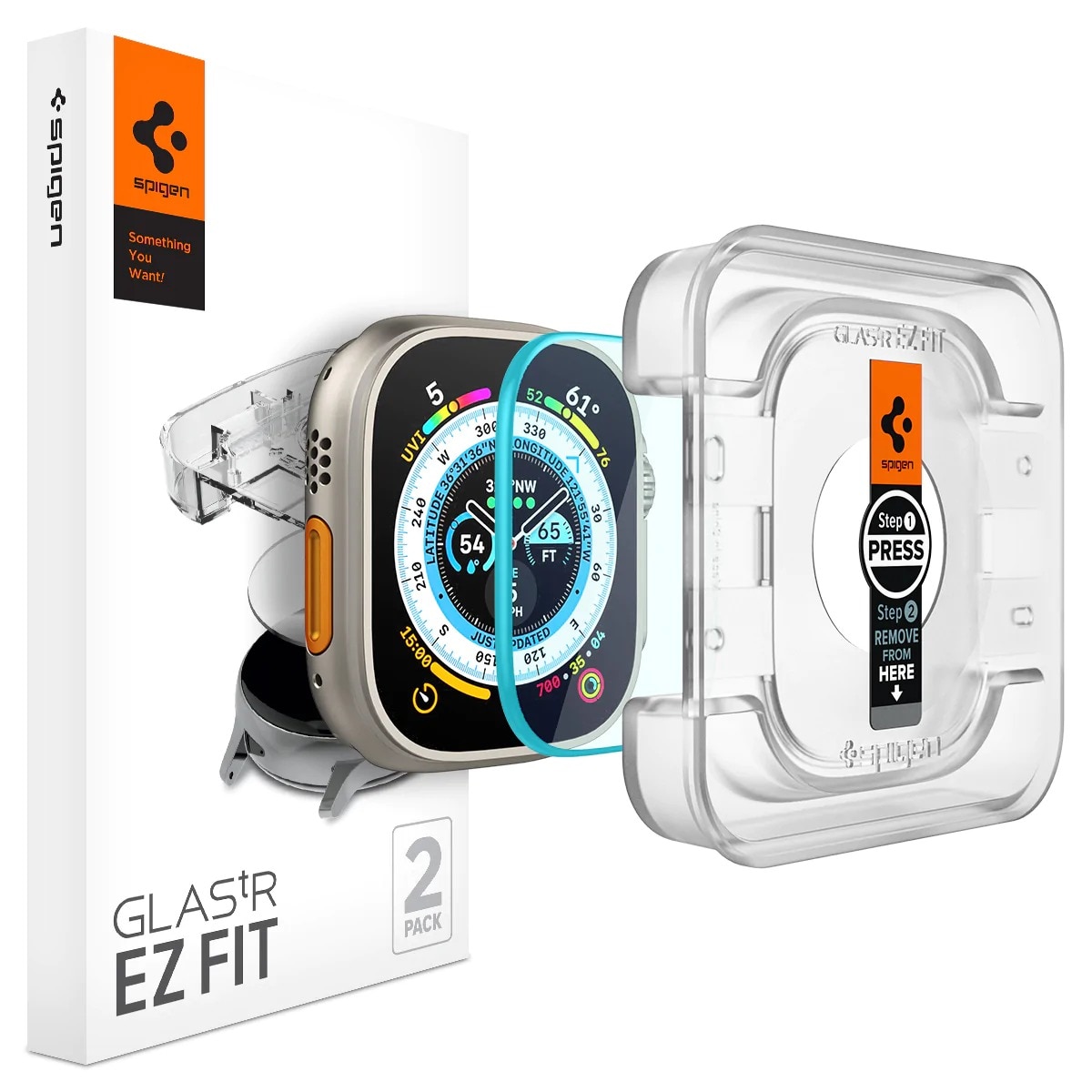 Proteggischermo EZ Fit GLAS.tR (2 pezzi) Apple Watch Ultra 2 49mm