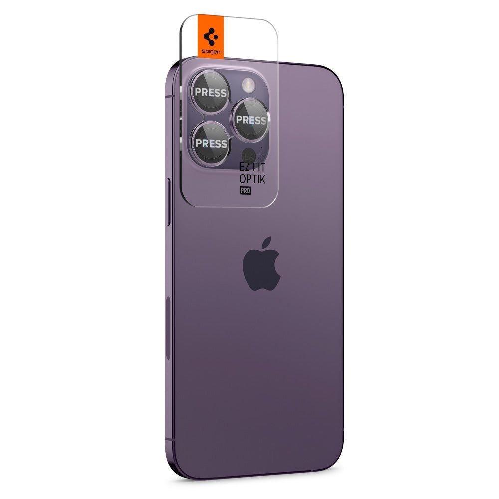 EZ Fit Optik Pro Lens Protector iPhone 14 Pro (2 pezzi) Deep Purple