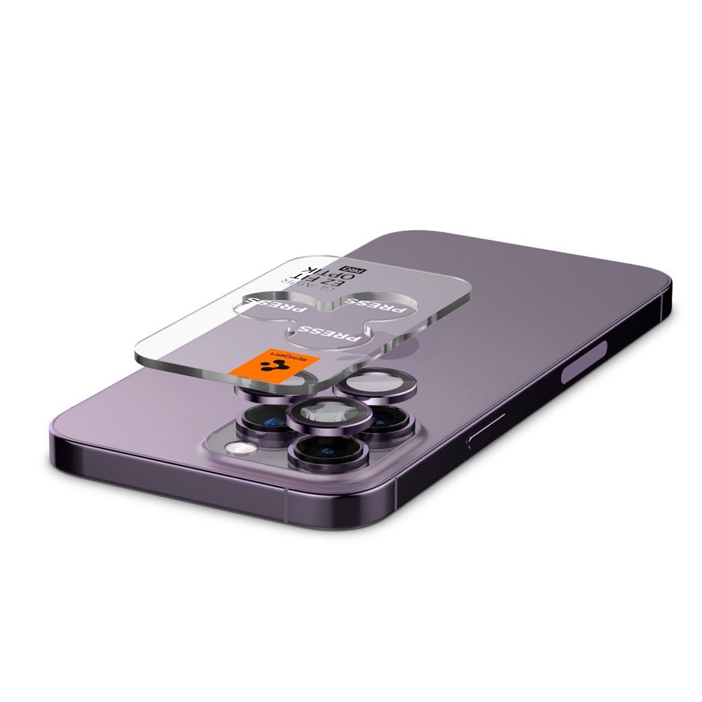 EZ Fit Optik Pro Lens Protector iPhone 14 Pro Max (2 pezzi) Deep Purple