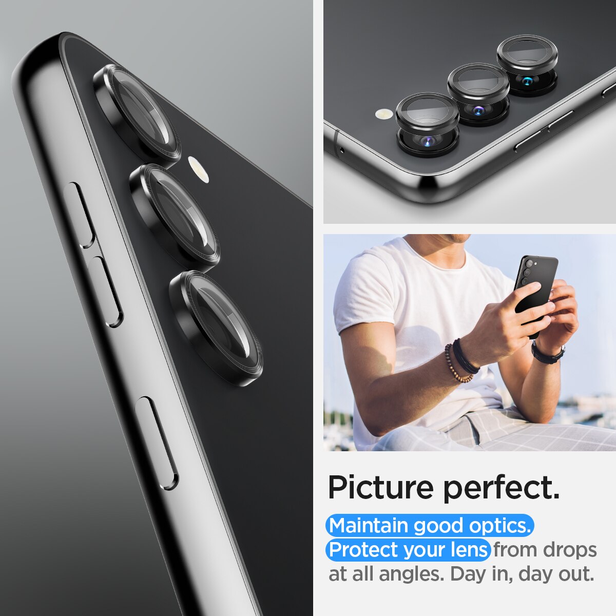 EZ Fit Optik Pro Lens Protector Samsung Galaxy S24 (2 pezzi)