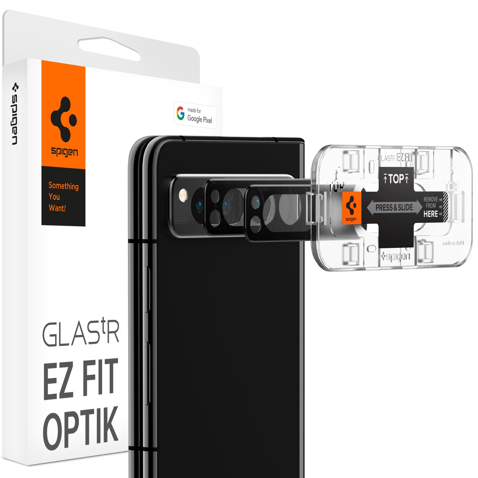 EZ Fit Optik Lens Protector Google Pixel Fold (2 pezzi) Black