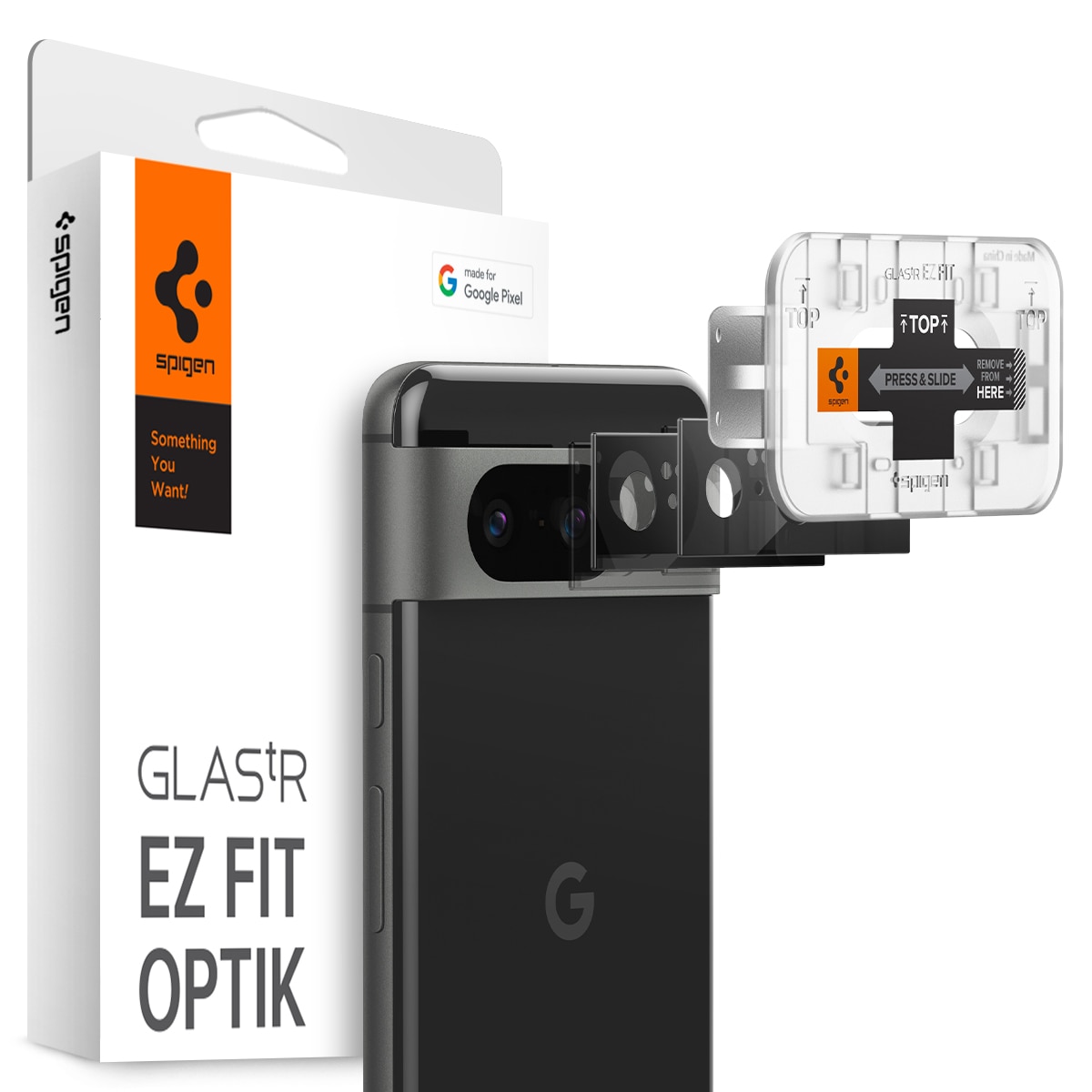 EZ Fit Optik Lens Protector Google Pixel 8 (2 pezzi) Black