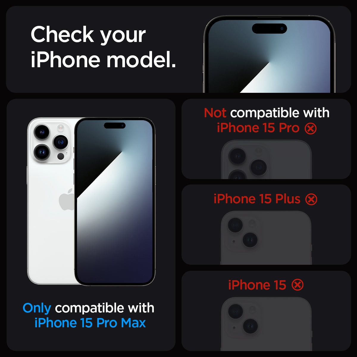 Screen Protector GLAS EZ Fit (2 pezzi) iPhone 15 Pro Max