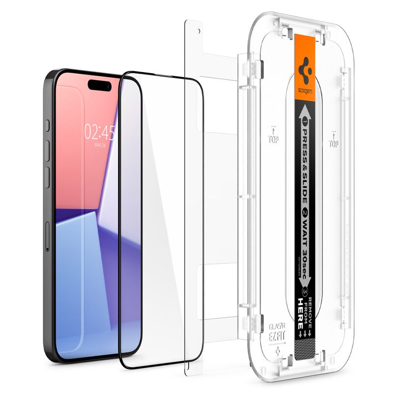 Screen Protector GLAS Full Cover EZ Fit (2 pezzi) iPhone 15 Pro Max Black