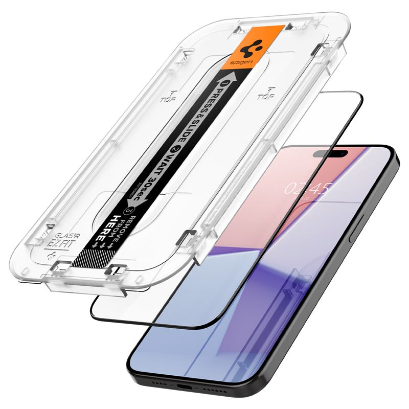 Screen Protector GLAS Full Cover EZ Fit (2 pezzi) iPhone 15 Pro Max Black