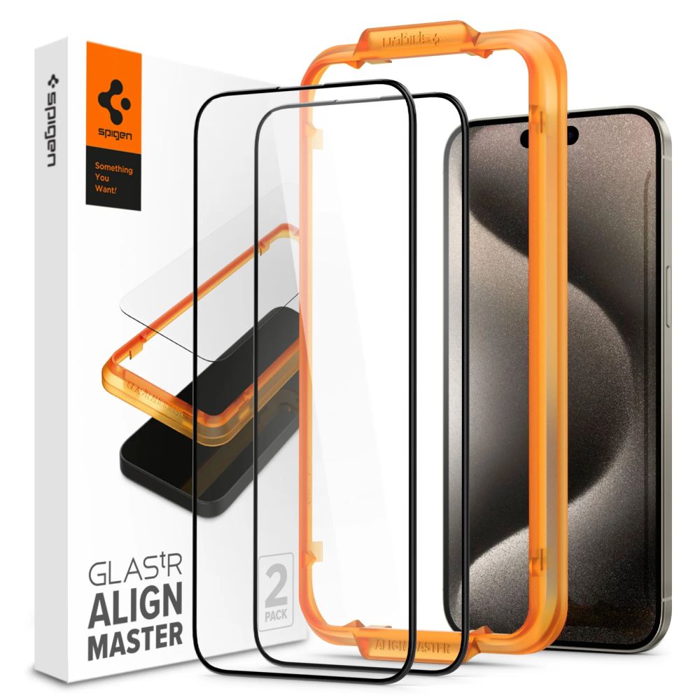 AlignMaster GLAS.tR Full Cover (2 pezzi) iPhone 15 Pro Max