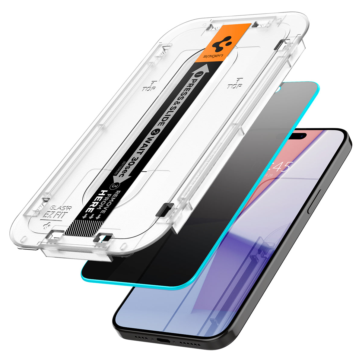 Screen Protector Privacy GLAS EZ Fit (2 pezzi) iPhone 15 Pro