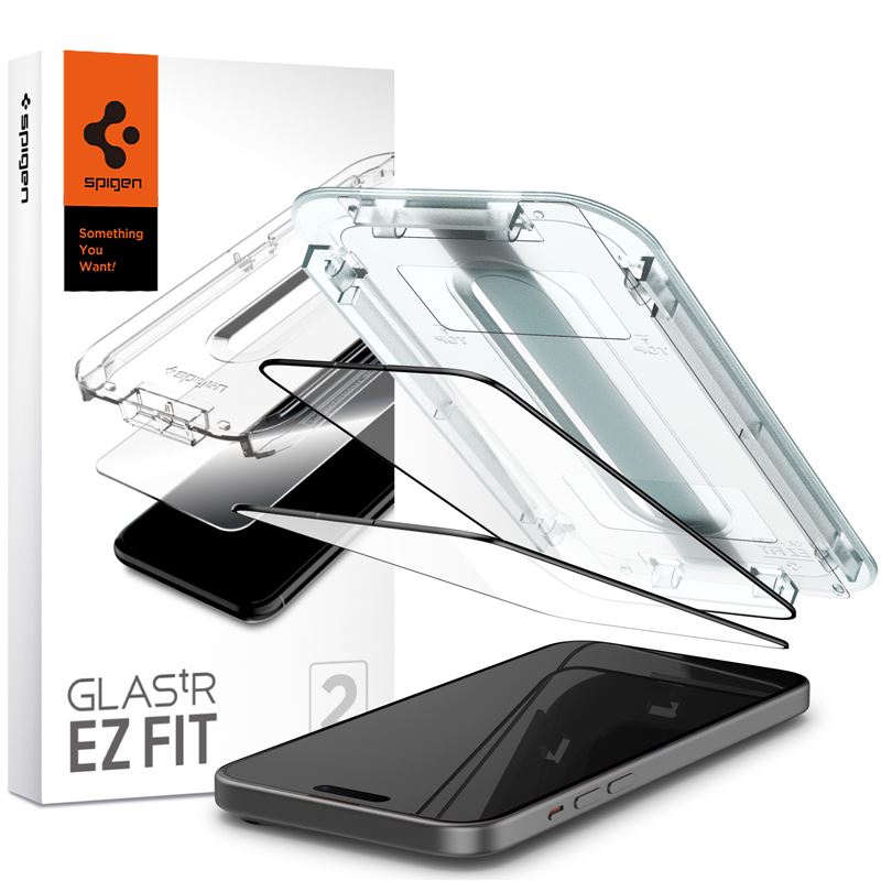 Screen Protector GLAS Full Cover EZ Fit (2 pezzi) iPhone 15 Black
