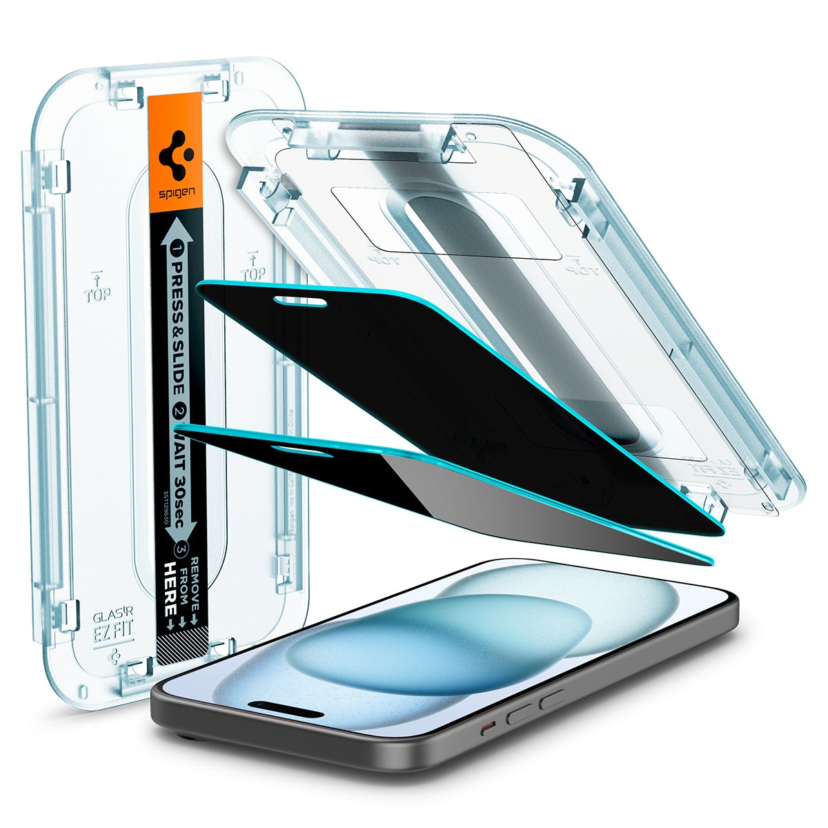 Screen Protector Privacy GLAS EZ Fit (2 pezzi) iPhone 15