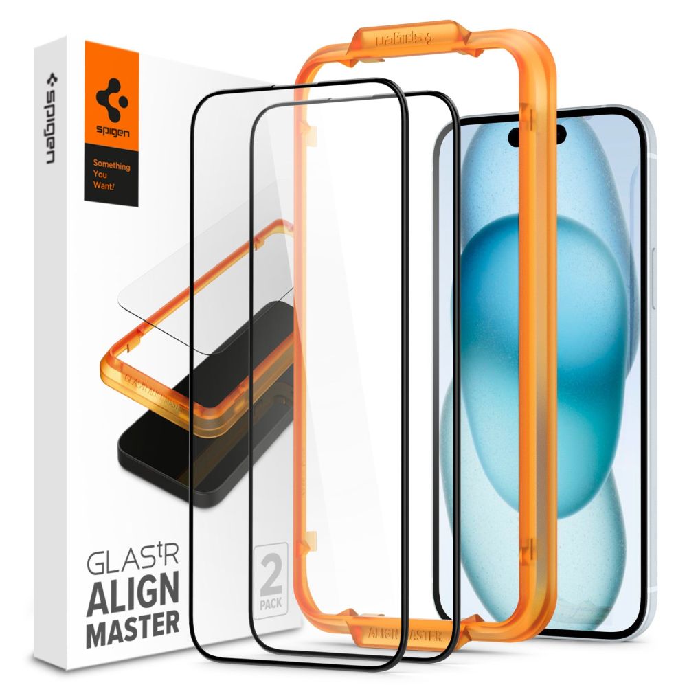 AlignMaster GLAS.tR Full Cover (2 pezzi) iPhone 15