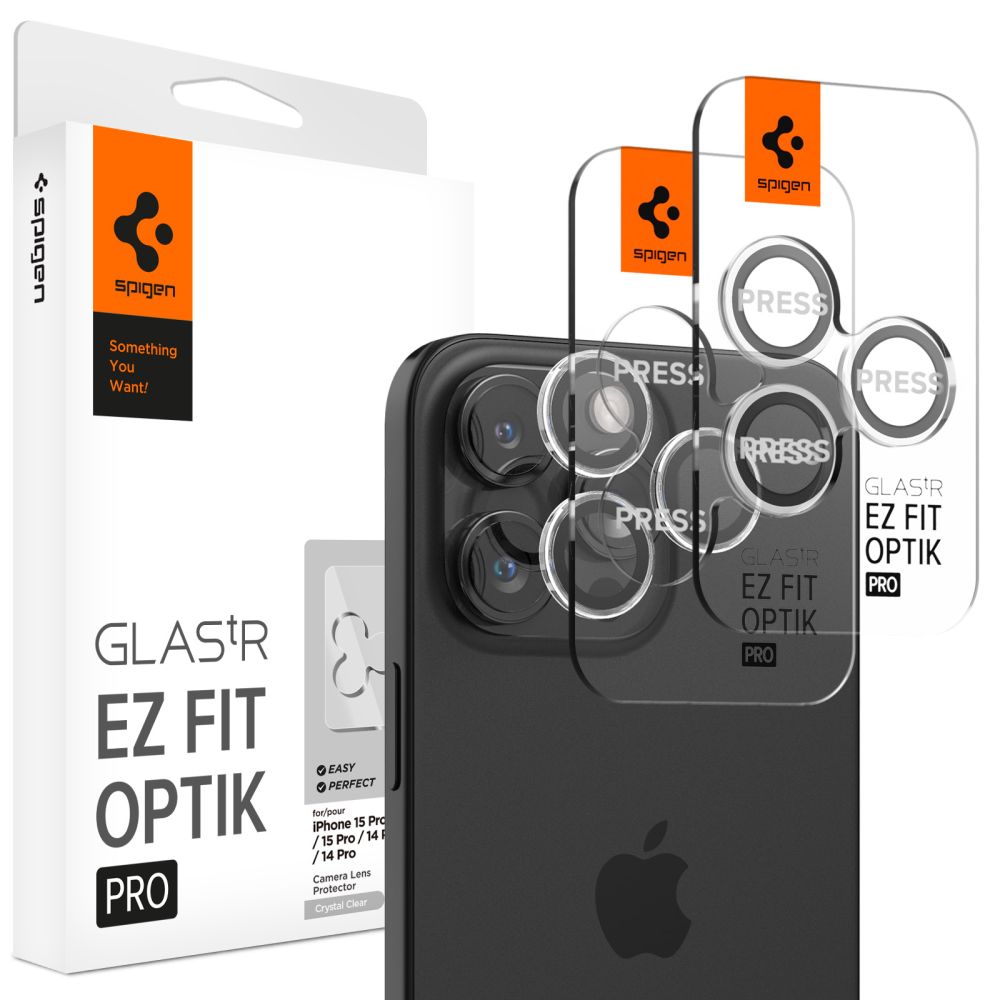 EZ Fit Optik Pro Lens Protector iPhone 15 Pro Max Crystal Clear