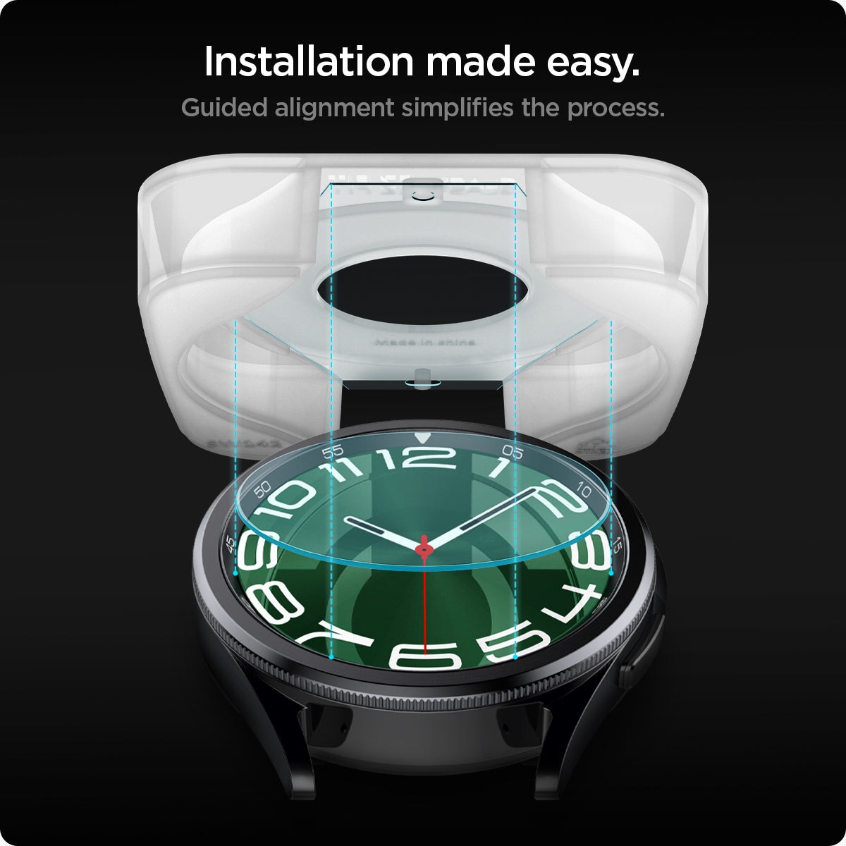Proteggischermo EZ Fit GLAS.tR (2 pezzi) Samsung Galaxy Watch 6 Classic 47mm
