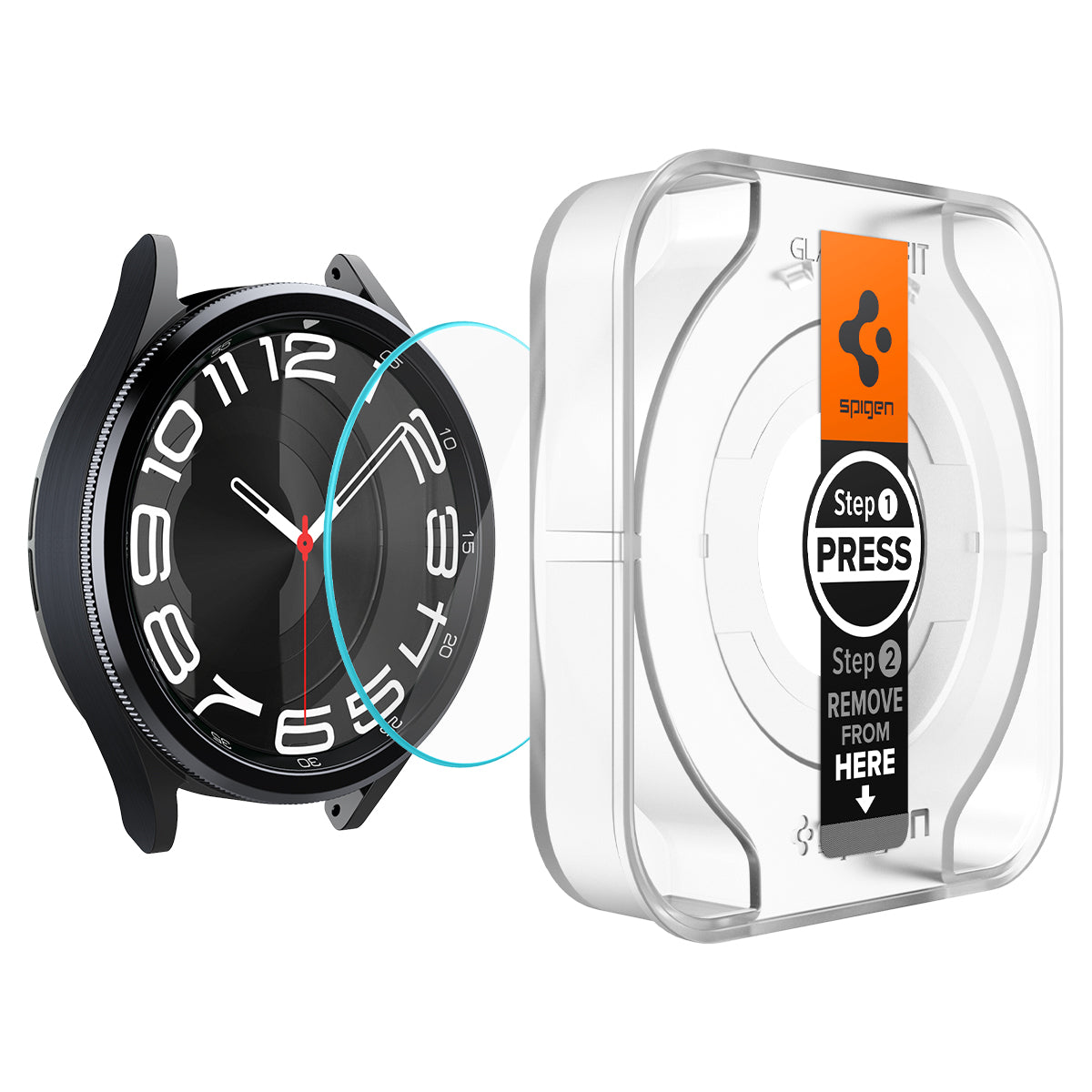 Proteggischermo EZ Fit GLAS.tR (2 pezzi) Samsung Galaxy Watch 6 Classic 43mm