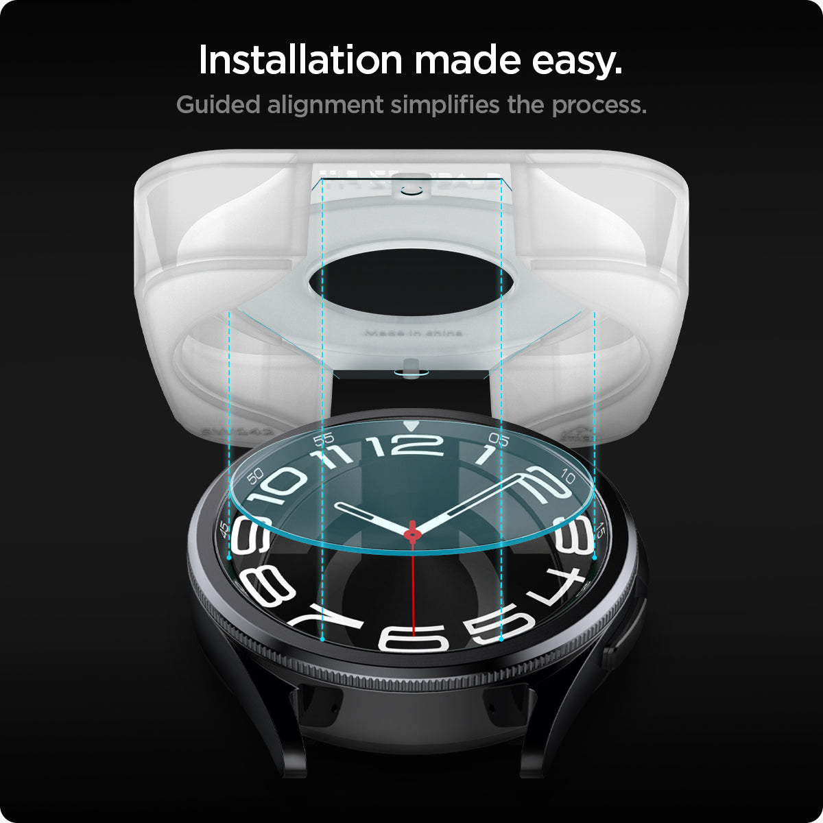 Proteggischermo EZ Fit GLAS.tR (2 pezzi) Samsung Galaxy Watch 6 Classic 43mm