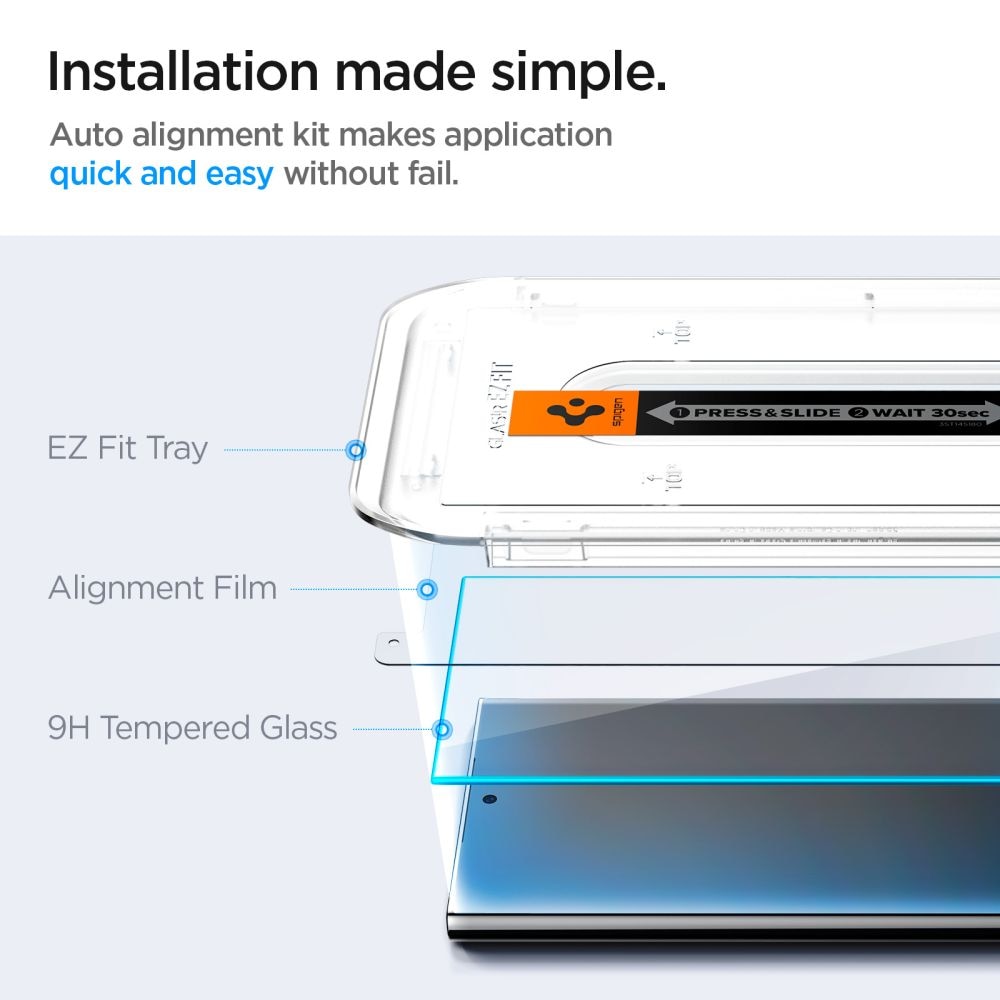 Screen Protector GLAS EZ Fit (2 pezzi) Samsung Galaxy S24 Ultra