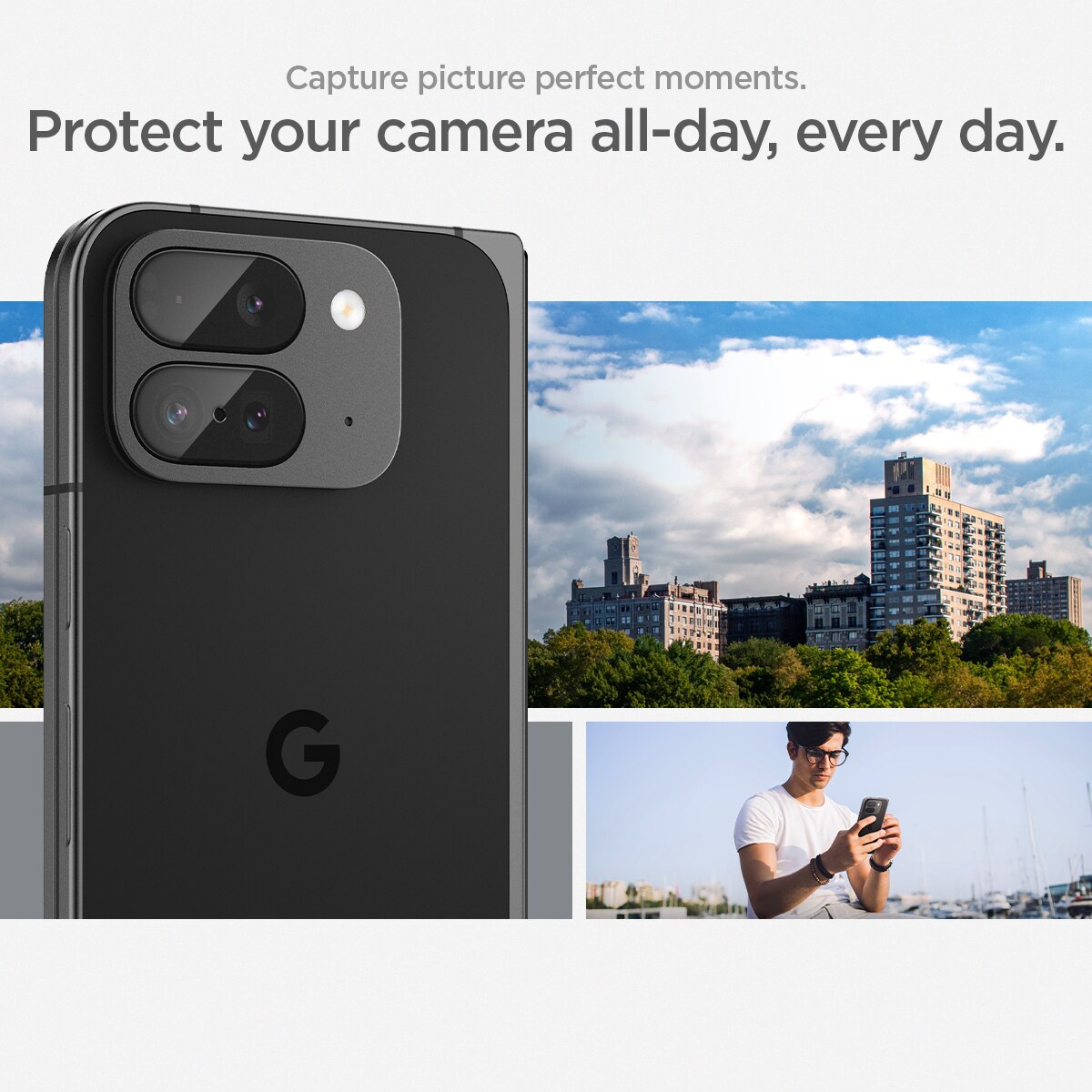 EZ Fit Optik Lens Protector Google Pixel 9 Pro Fold (2 pezzi)