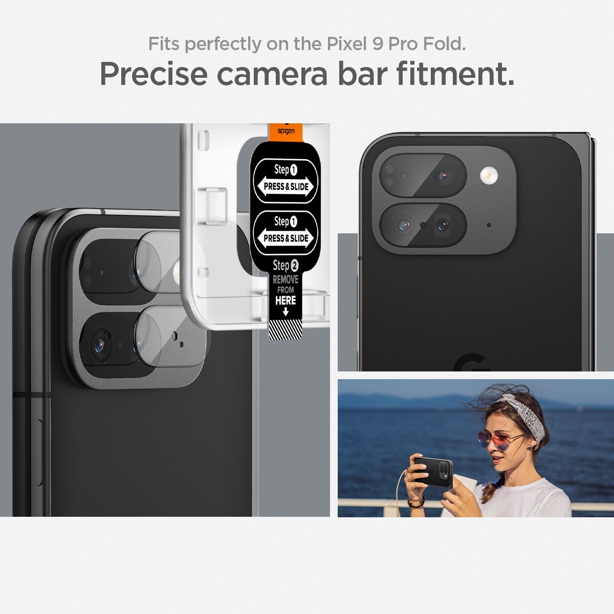 EZ Fit Optik Lens Protector Google Pixel 9 Pro Fold (2 pezzi)