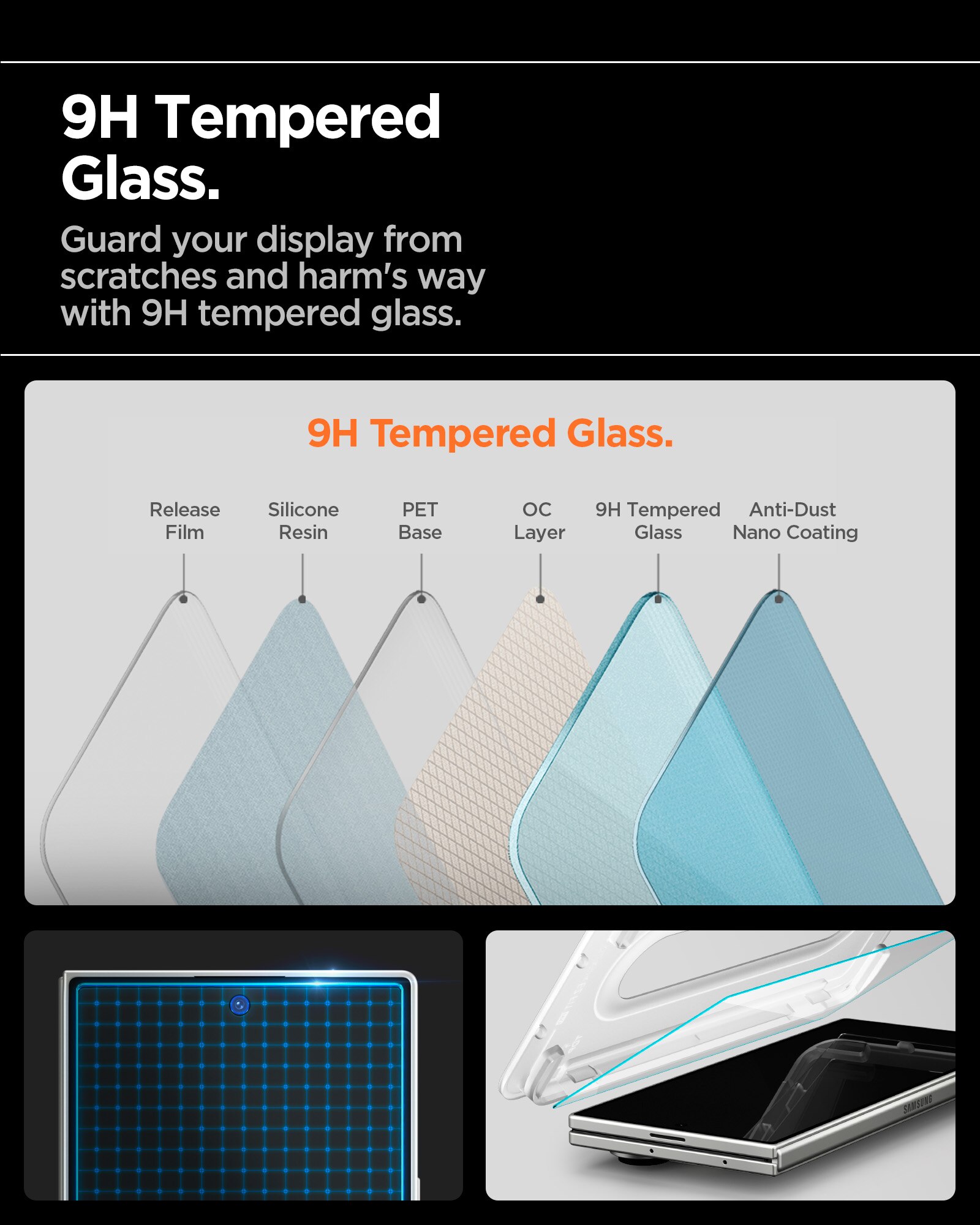Cover Screen Protector GLAS.tR EZ Fit (2 pezzi) Samsung Galaxy Z Fold 7