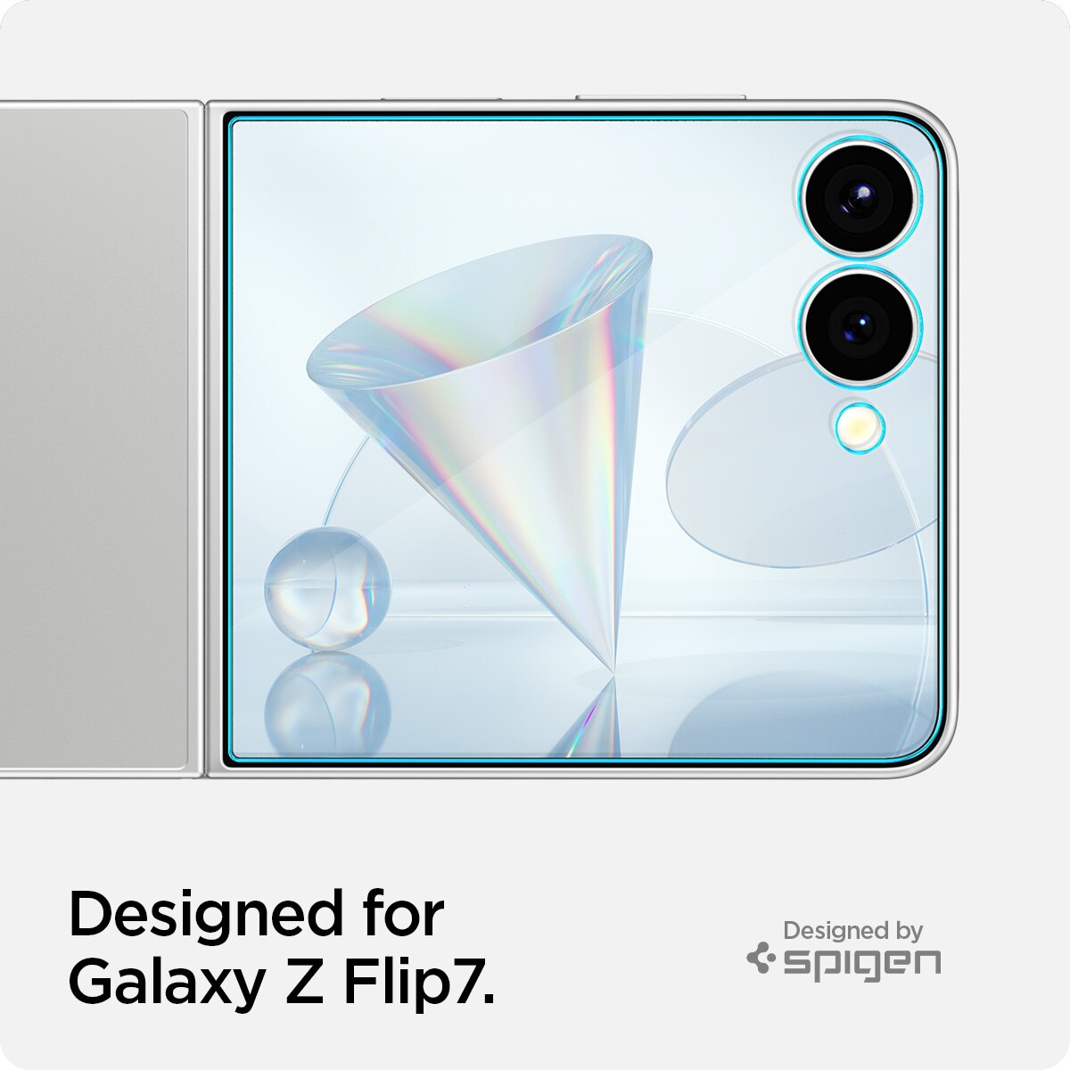 Cover Screen Protector GLAS.tR EZ Fit (2 pezzi) Samsung Galaxy Z Flip 7