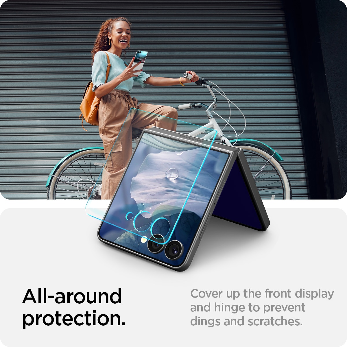 Cover Screen Protector GLAS.tR EZ Fit (2 pezzi) Samsung Galaxy Z Flip 7