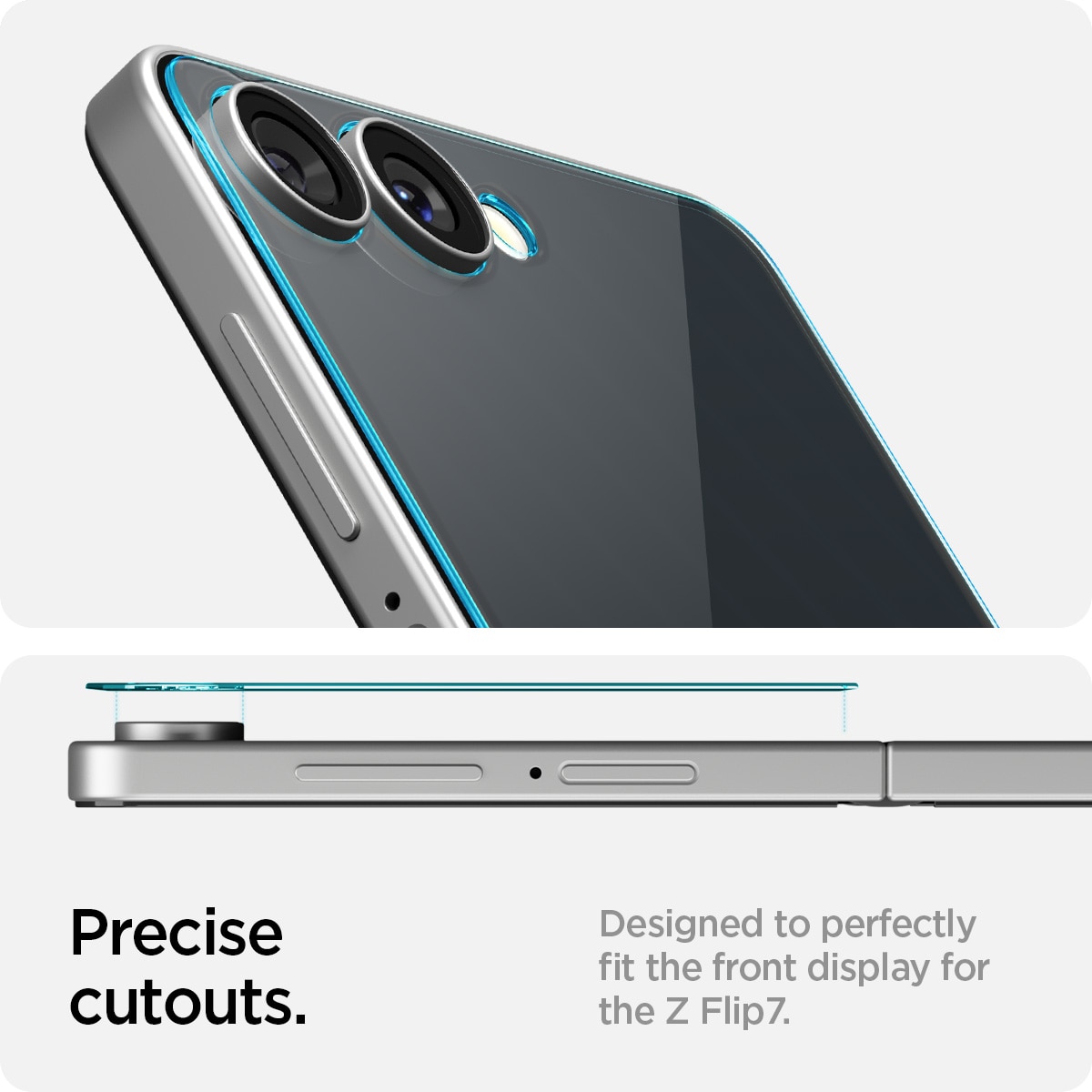 Cover Screen Protector GLAS.tR EZ Fit (2 pezzi) Samsung Galaxy Z Flip 7