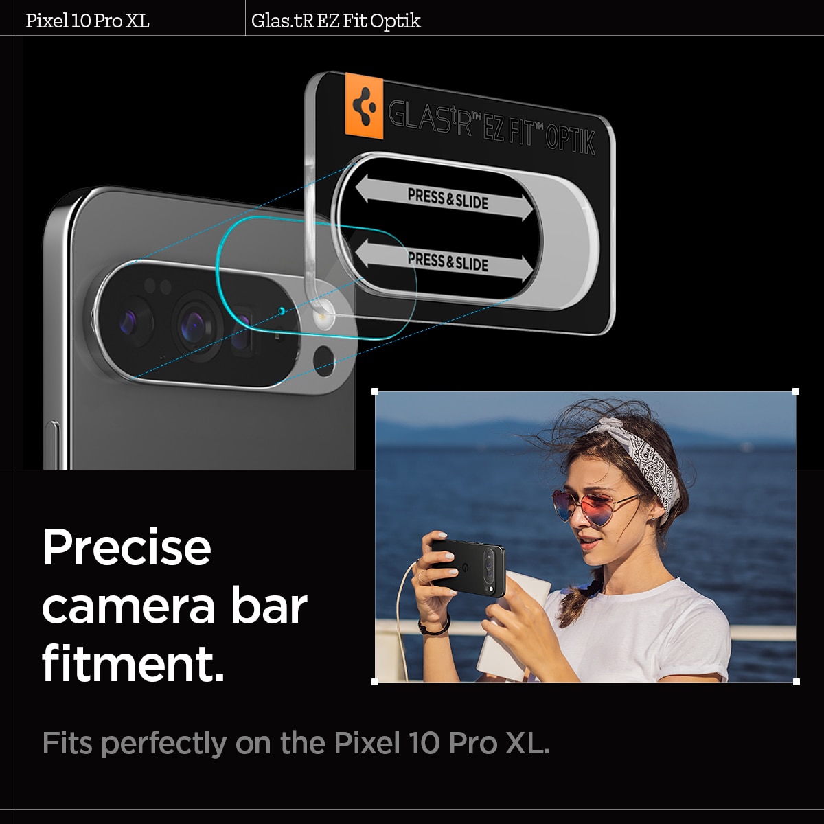 EZ Fit Optik Lens Protector Google Pixel 10 Pro XL (2 pezzi)